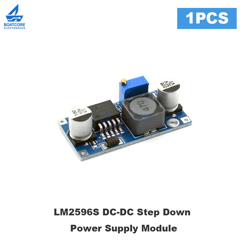 LM2596S DC to DC Adjustable Buck Converter Step Down Module Voltage Regulator Conversion Power Supply Module LM2596 3A 24V 12V5V
LM2596S DC to DC Adjustable Buck Converter Step Down Module Voltage Regulator Conversion Power Supply Module LM2596 3A 24V 12V5V