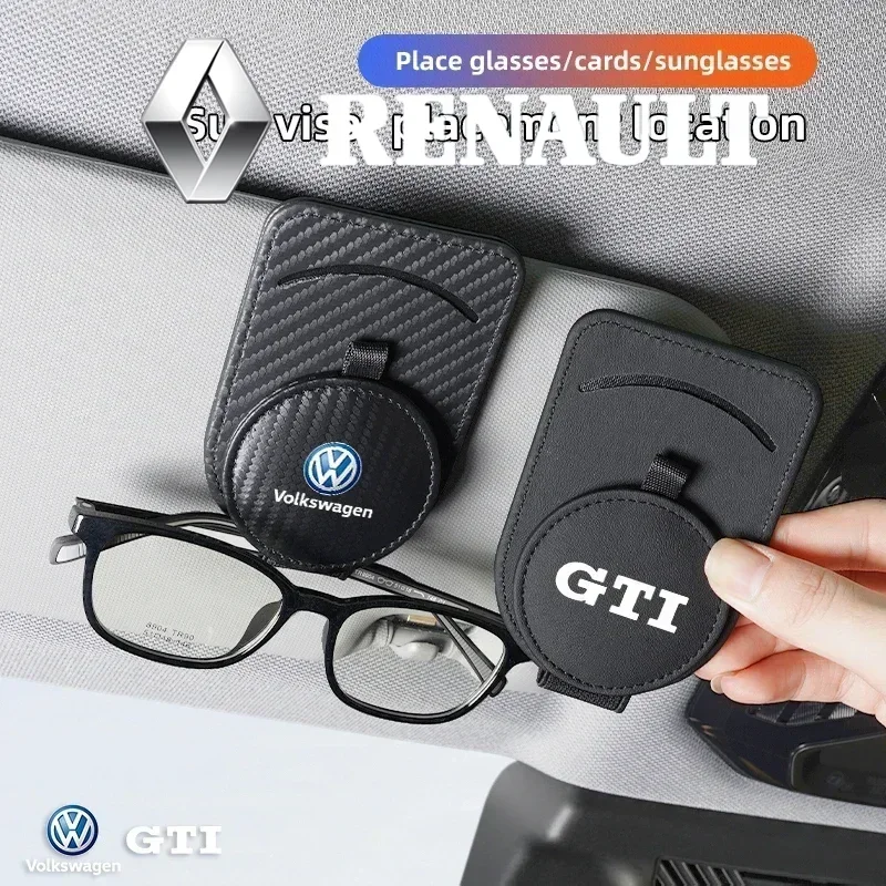 Car Sun Visor Glasses Clip Carbon Leather Sunglasses Clamp For VW GTI R Line Polo Golf Passat CC Tiguan Arteon Touareg Scirocco
Car Sun Visor Glasses Clip Carbon Leather Sunglasses Clamp For VW GTI R Line Polo Golf Passat CC Tiguan Arteon Touareg Scirocco