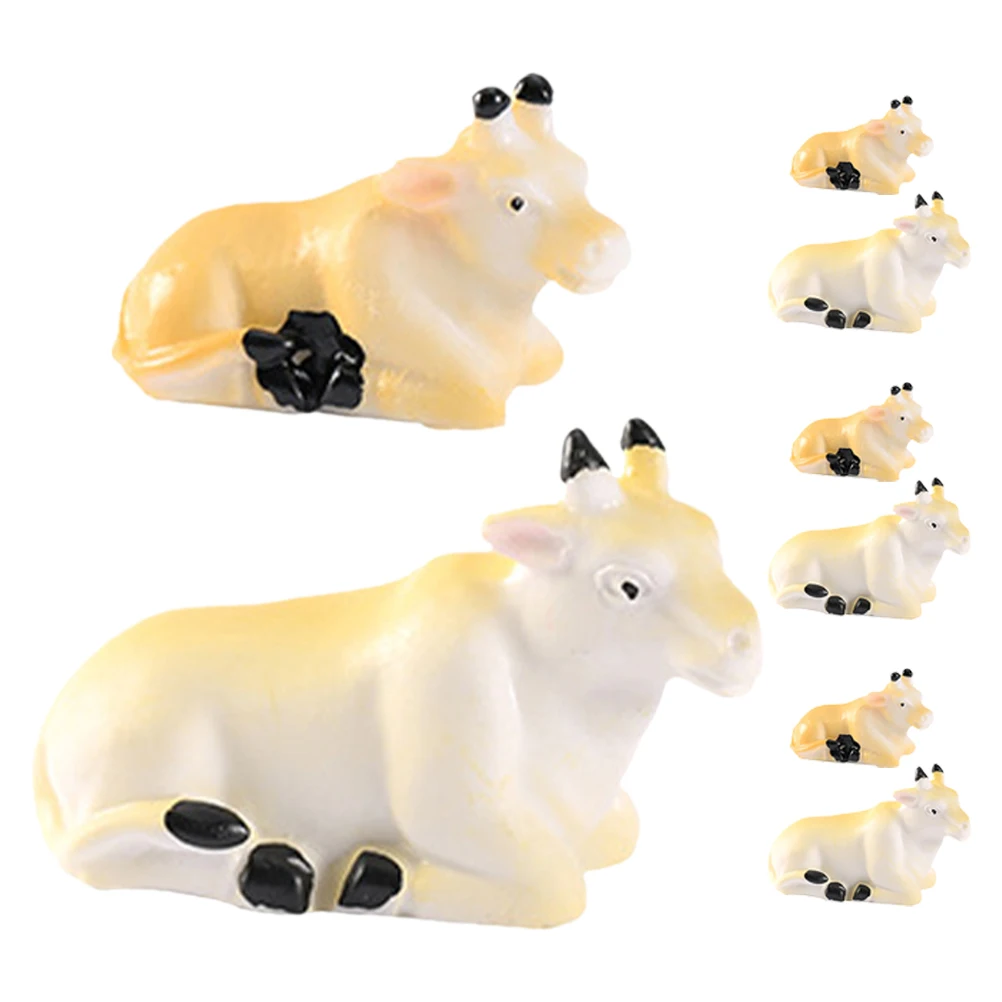 8 Pcs Miniature Cow Figurines Cute Resin Animal Figures Tiny Cows Decor Garden Landscape Ornaments Moss Micro Landscape
8 Pcs Miniature Cow Figurines Cute Resin Animal Figures Tiny Cows Decor Garden Landscape Ornaments Moss Micro Landscape