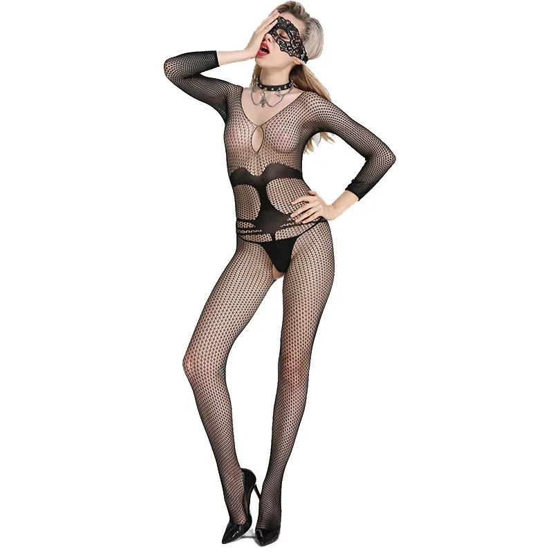 Erotic Bodystocking Open Crotch Jumpsuit Stockings Mesh Tights Transparent Female Bodysuit High Elastic Honeymoon Nightgown
Erotic Bodystocking Open Crotch Jumpsuit Stockings Mesh Tights Transparent Female Bodysuit High Elastic Honeymoon Nightgown