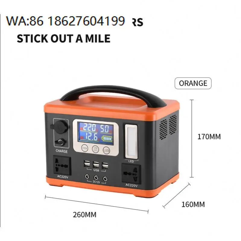 500W Outdoor Mobile Energy Storage Power Supply, 110V US Standard, Fire Prevention Blackout Solar Emergency Station
500W Outdoor Mobile Energy Storage Power Supply, 110V US Standard, Fire Prevention Blackout Solar Emergency Station