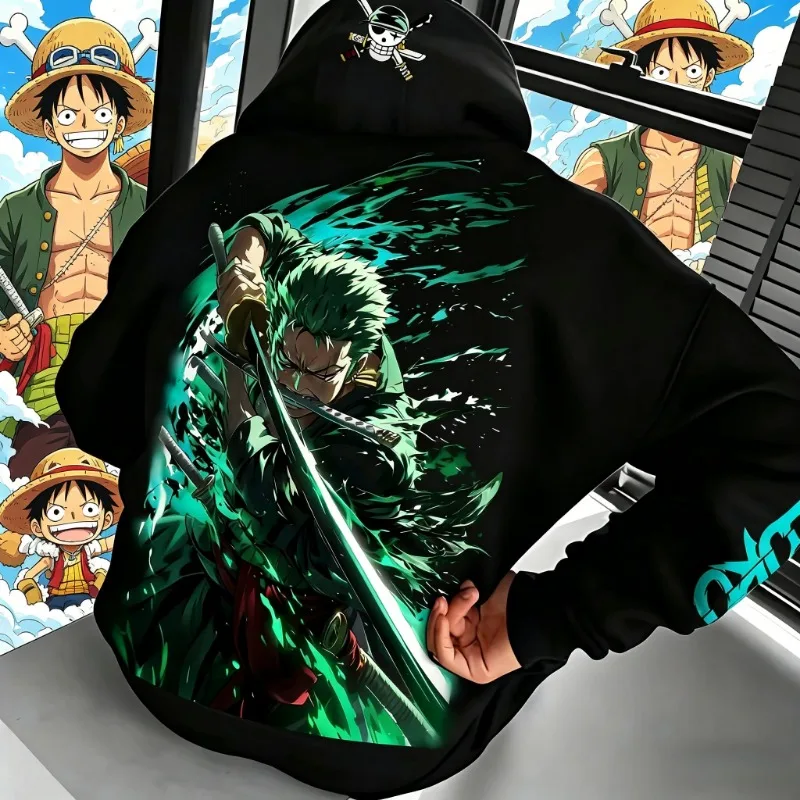 2026 ONE PIECE Anime Springr Hoodie Men's and Women's New Roronoa Zoro Printed Street Hip Hop Trendy Casual Parent Child Top
2026 ONE PIECE Anime Springr Hoodie Men's and Women's New Roronoa Zoro Printed Street Hip Hop Trendy Casual Parent Child Top