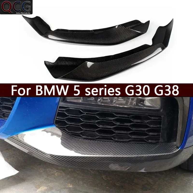 For BMW 5 series G30 G38 530 540 Carbon Fiber wrap angle Front Bumper Splitter Corner Trim Cover Chin Car Accessories Body Kit
For BMW 5 series G30 G38 530 540 Carbon Fiber wrap angle Front Bumper Splitter Corner Trim Cover Chin Car Accessories Body Kit