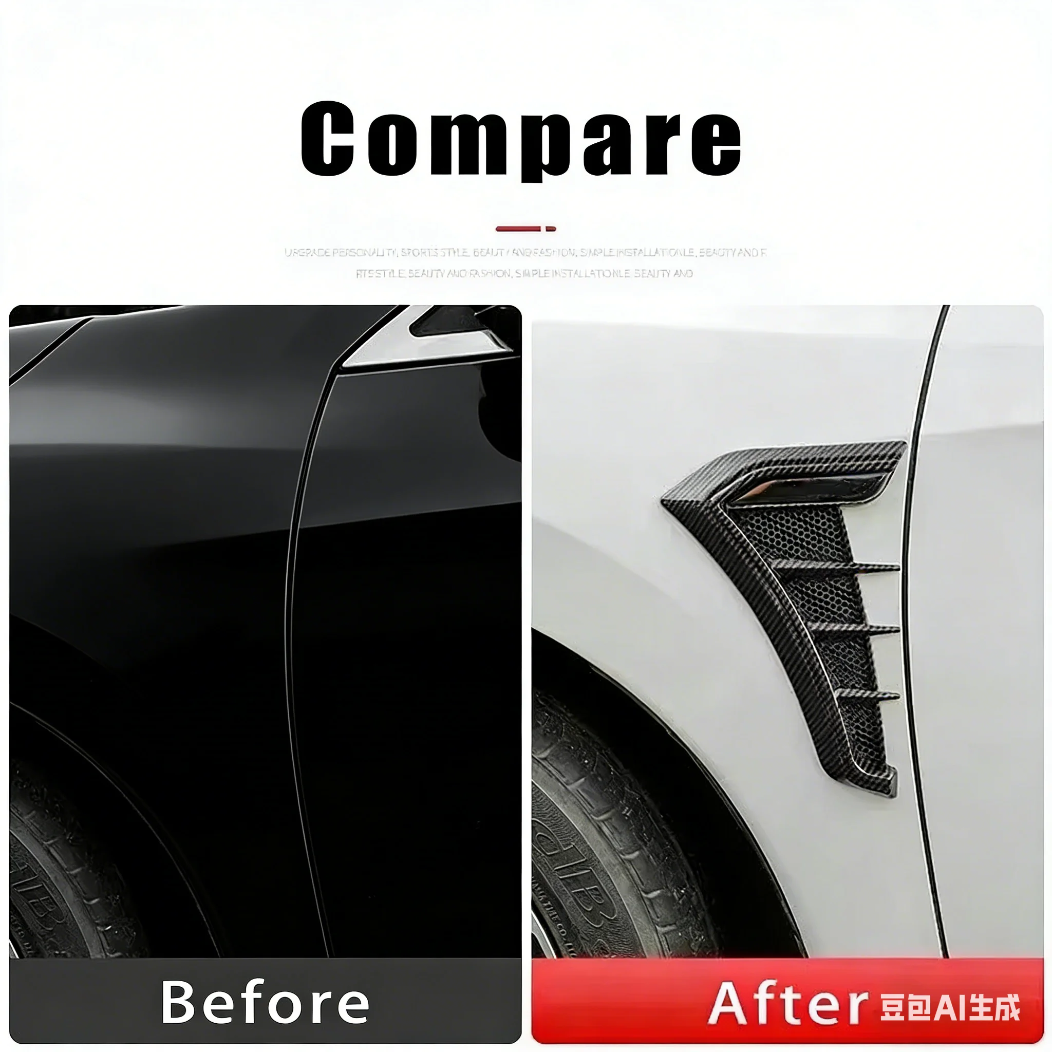 for BMW M performance 2 piecesNew car side panel stickers, side fenders modified
for BMW M performance 2 piecesNew car side panel stickers, side fenders modified
