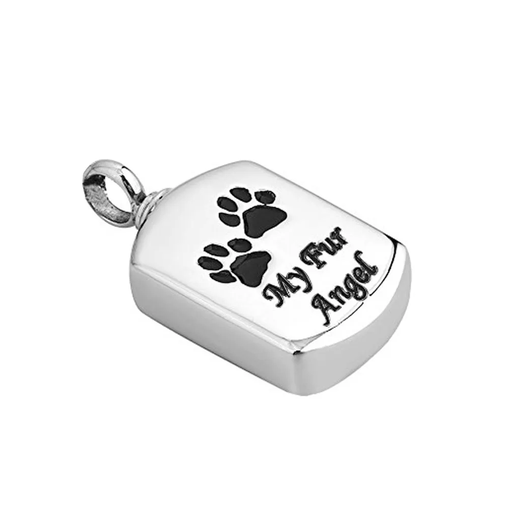 Pet Memorial Ashes Necklace Stainless Steel Cremation Pendant Keepsake for Dog Cat Loved One with Screw Cap Waterproof
Pet Memorial Ashes Necklace Stainless Steel Cremation Pendant Keepsake for Dog Cat Loved One with Screw Cap Waterproof