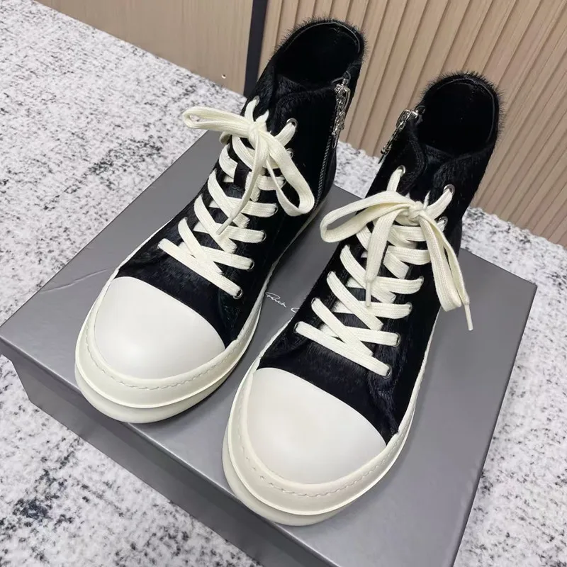 2025 Winter New Thick Soled Height Increasing Casual Lace Up High Top Shoes For Women, White Shoes, Height Increasing
2025 Winter New Thick Soled Height Increasing Casual Lace Up High Top Shoes For Women, White Shoes, Height Increasing