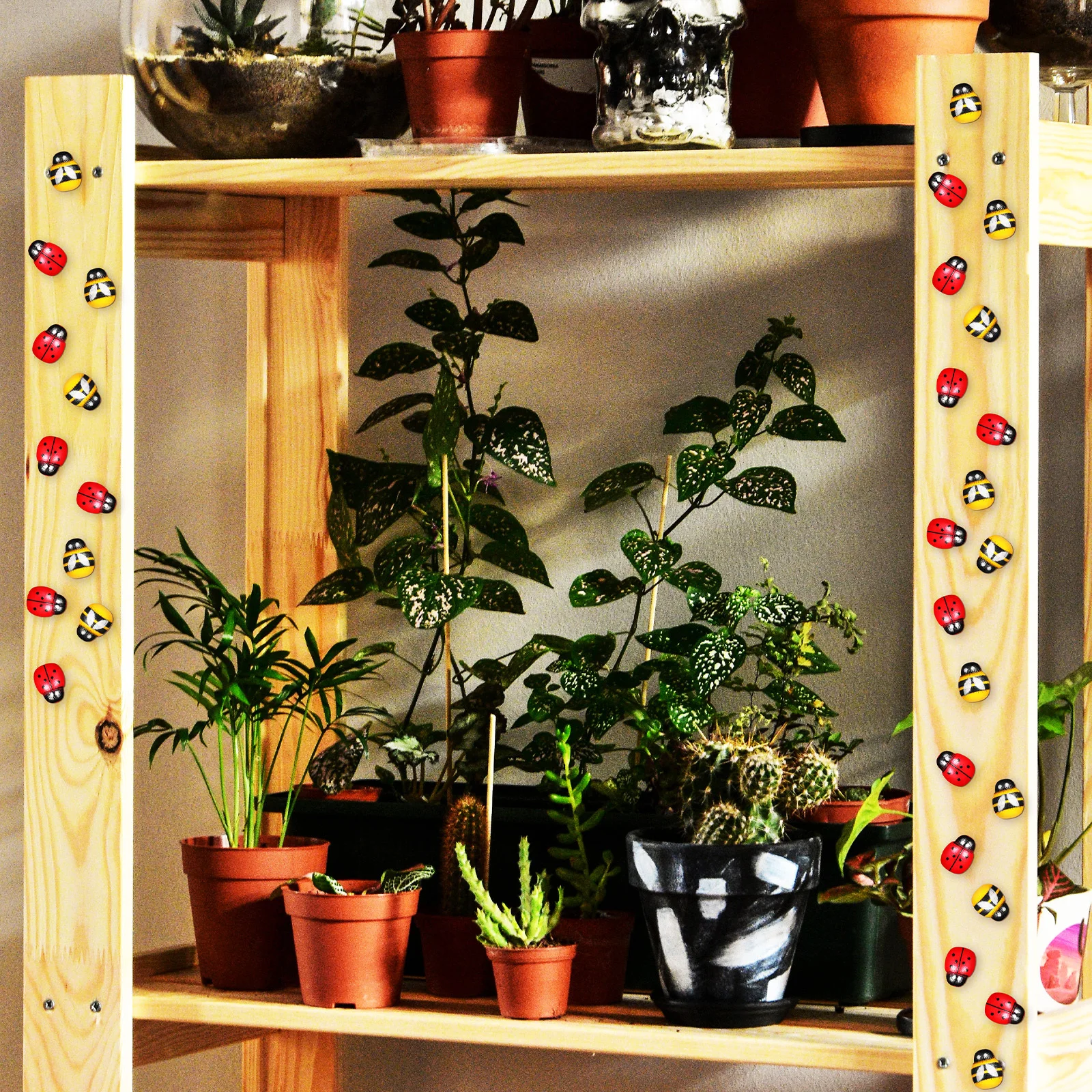 400 pcs Wooden Bee Stickers Ladybug Stickers Small Colorful Glossy Diy Craft Decor For Kids Photo Frames Scrapbooking Flower
400 pcs Wooden Bee Stickers Ladybug Stickers Small Colorful Glossy Diy Craft Decor For Kids Photo Frames Scrapbooking Flower