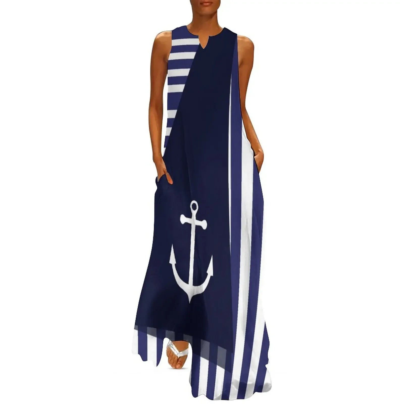 Sailor Stripes With Anchor Long Dress Woman's evening dress Bridesmaid dress woman bandage Women's clothing
Sailor Stripes With Anchor Long Dress Woman's evening dress Bridesmaid dress woman bandage Women's clothing