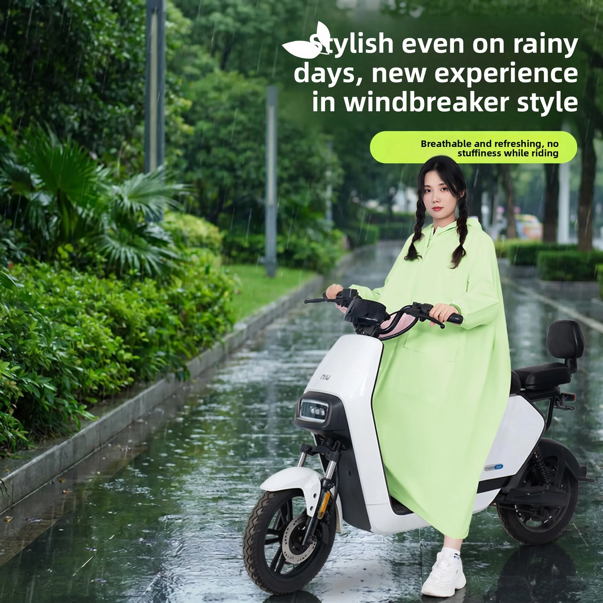 Thickened Vehicle Raincoat New Portable Full Body Rainproof Windproof Adult A-Line Style EVA Material Commuting Rain...
Thickened Vehicle Raincoat New Portable Full Body Rainproof Windproof Adult A-Line Style EVA Material Commuting Rain...