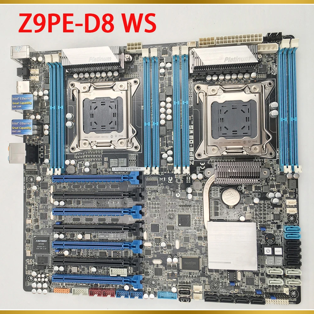 For ASUS Workstation Motherboard LGA2011 C602 7*PCI Express 3.0 x16 USB3.0 SATA 6Gb/s Z9PE-D8 WS
For ASUS Workstation Motherboard LGA2011 C602 7*PCI Express 3.0 x16 USB3.0 SATA 6Gb/s Z9PE-D8 WS