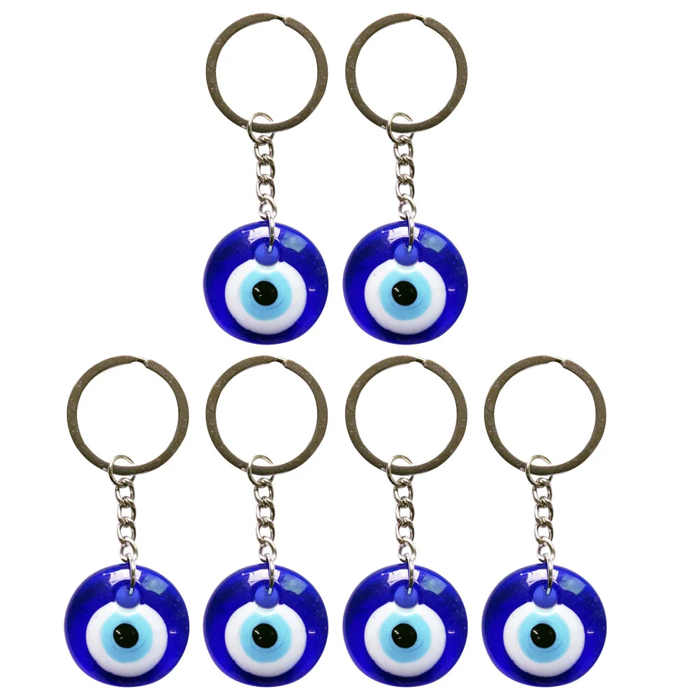6 Pcs Handbag Eye Key Ring Decor Backpack Keychain Hanging Pendant Blue Metal Chains Women's
6 Pcs Handbag Eye Key Ring Decor Backpack Keychain Hanging Pendant Blue Metal Chains Women's