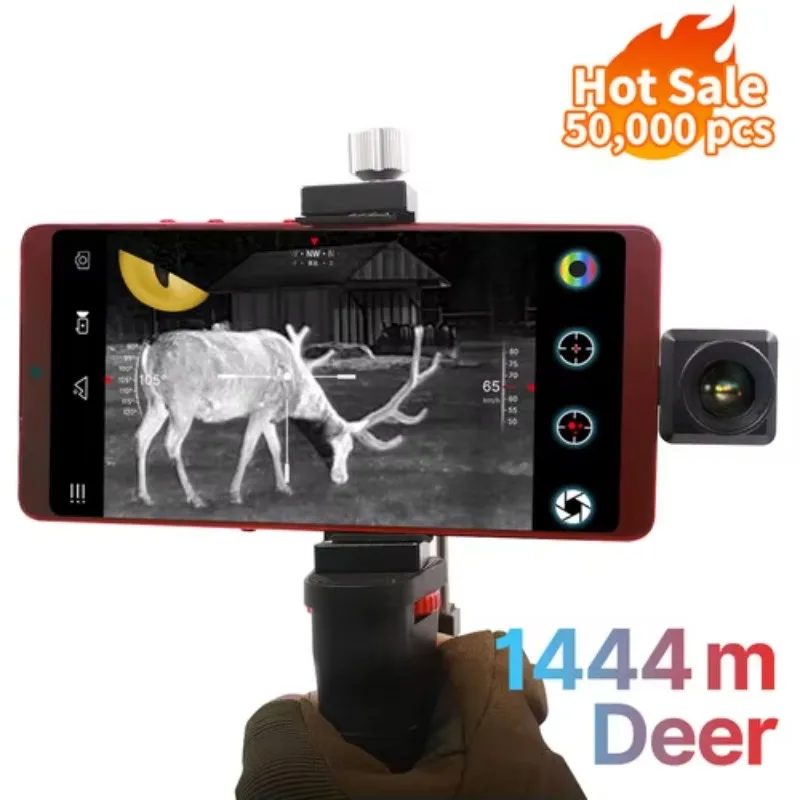 Infrared Thermal Imager TYPE-C Outdoor Hunting Detector 256*192 Night Vision Android Thermal Imaging Supply Mobile Phone
Infrared Thermal Imager TYPE-C Outdoor Hunting Detector 256*192 Night Vision Android Thermal Imaging Supply Mobile Phone