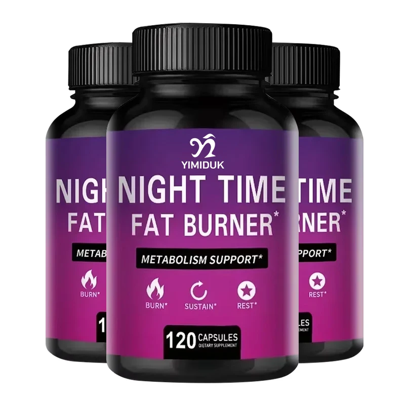 Таблетки для похудения ночного времени для мужчин и женщин, усовершенствованная добавка для похудения, сжигатели жира, подавление аппетита — 120 капсул 
Таблетки для похудения ночного времени для мужчин и женщин, усовершенствованная добавка для похудения, сжигатели жира, подавление аппетита — 120 капсул