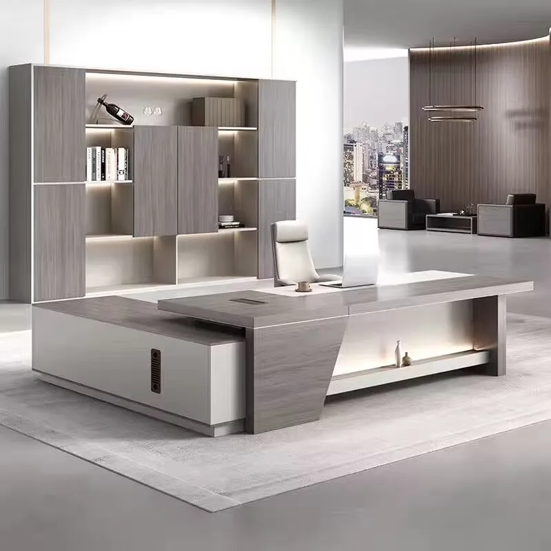 Desk Simple Modern Office Furniture Table and Chair Combination Manager President Single Desk
Desk Simple Modern Office Furniture Table and Chair Combination Manager President Single Desk