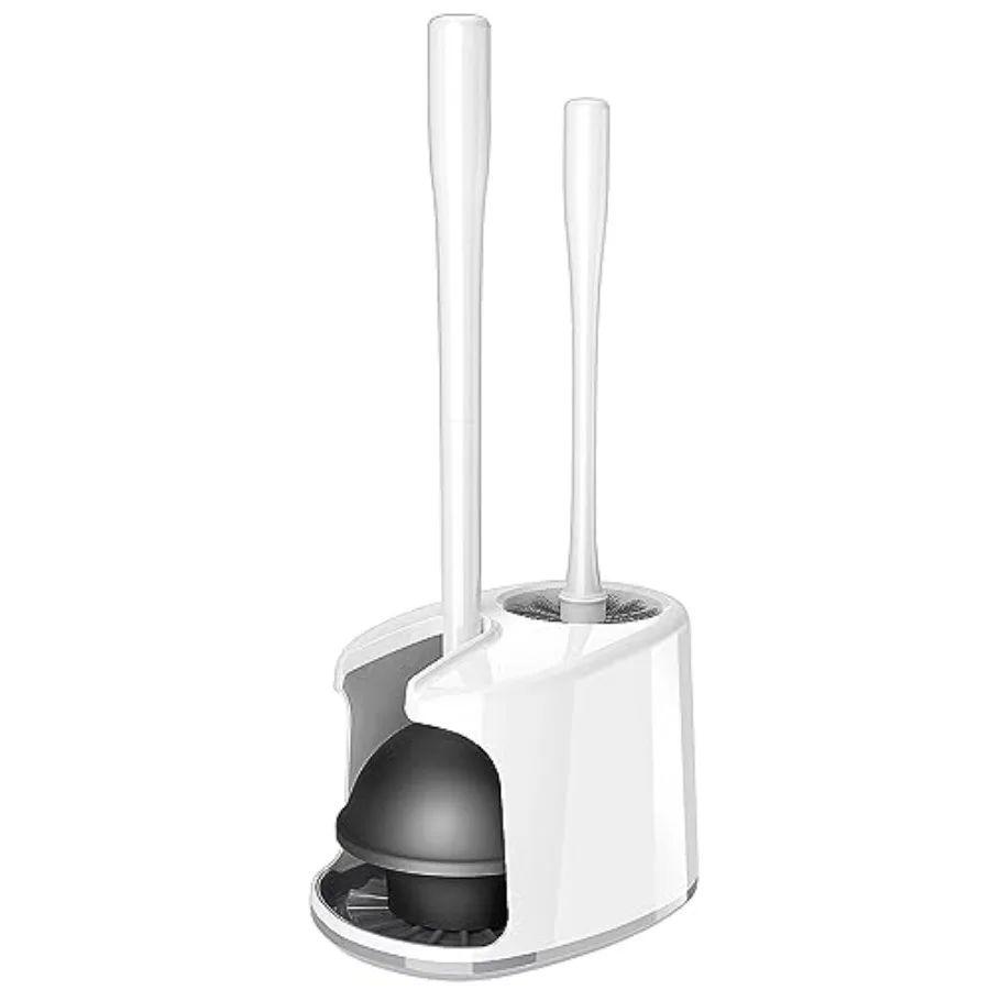 Toilet Plunger and Bowl Brush with Holder, Heavy Duty Toilet Brush and Plunger Set for Bathroom Cleaning,,1 Set
Toilet Plunger and Bowl Brush with Holder, Heavy Duty Toilet Brush and Plunger Set for Bathroom Cleaning,,1 Set