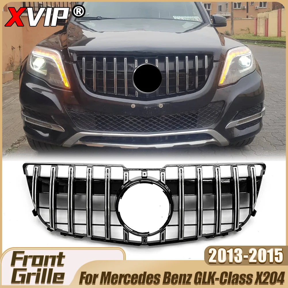 XVIP Chrome Silver GTR Style Front Bumper Grille Racing Grille For Mercedes Benz GLK-Class X204 2013-2015 GLK250 GLK300 GLK350
XVIP Chrome Silver GTR Style Front Bumper Grille Racing Grille For Mercedes Benz GLK-Class X204 2013-2015 GLK250 GLK300 GLK350