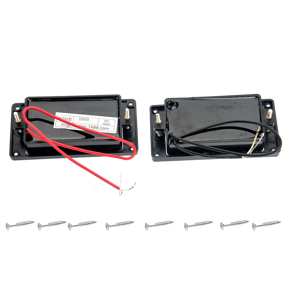 Replacement Humbucker Pickups Set Black for Electric Guitars Vacuum Sealed Triple Wax Dipped Less Noise More Punch Classic Tone
Replacement Humbucker Pickups Set Black for Electric Guitars Vacuum Sealed Triple Wax Dipped Less Noise More Punch Classic Tone