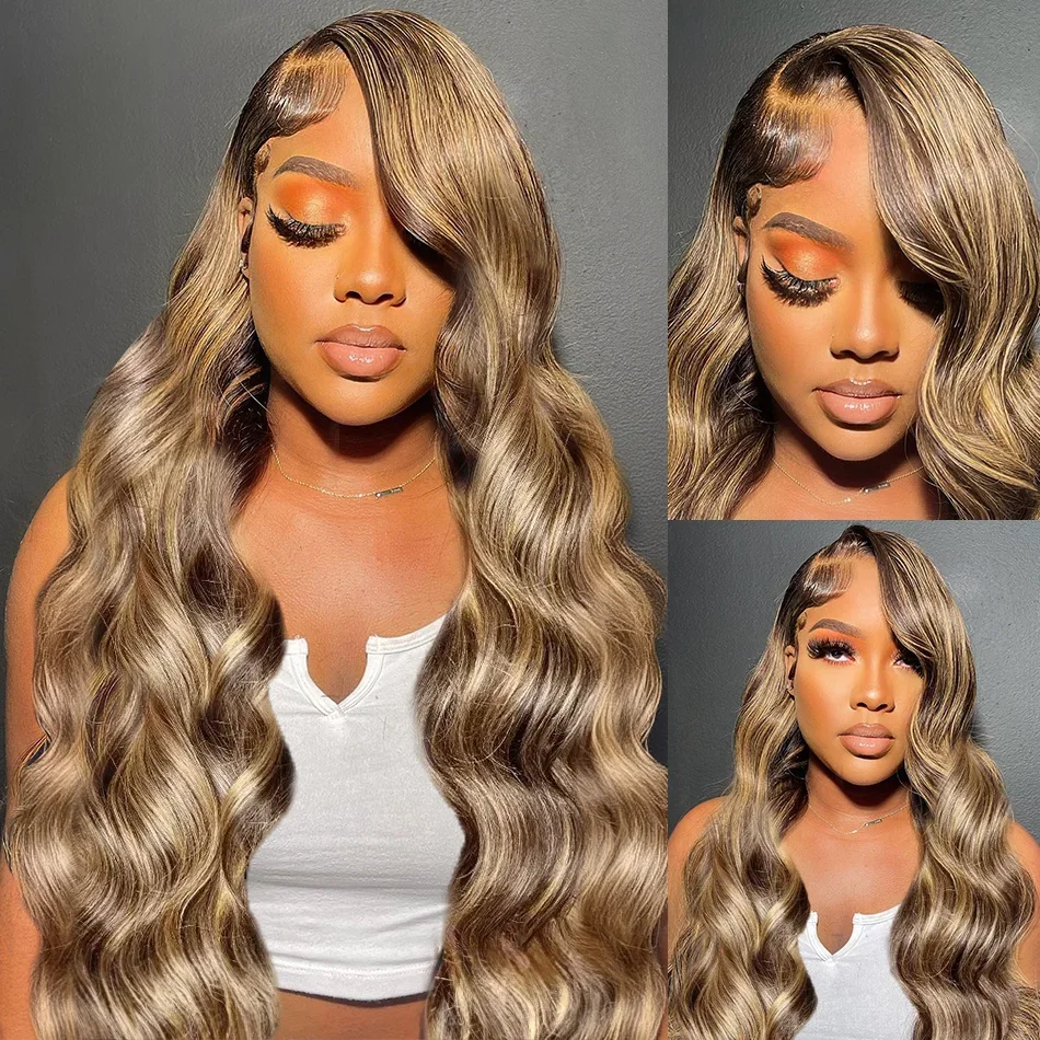 13x4 13x6 Hd Highlight Body Wave Lace Front Wig For Women Remy Human Hair P4/27 Ombre Human Hair Lace Front Human Hair Wigs
13x4 13x6 Hd Highlight Body Wave Lace Front Wig For Women Remy Human Hair P4/27 Ombre Human Hair Lace Front Human Hair Wigs