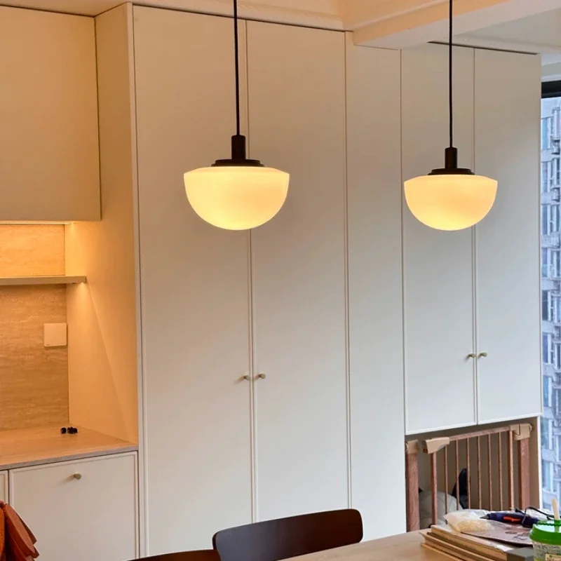 SANDYHA Milky White Glass Chandelier Modern Minimalist Pendant Light Stylish Home Decor Fixture for Living Room Bedroom Accent
SANDYHA Milky White Glass Chandelier Modern Minimalist Pendant Light Stylish Home Decor Fixture for Living Room Bedroom Accent