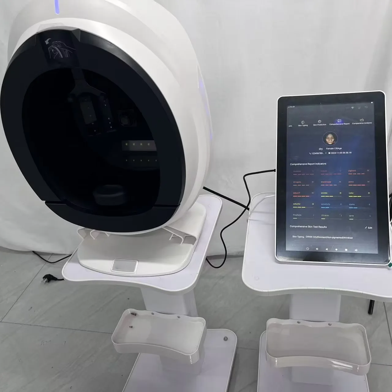 New Arrival 3D Intelligent AI Skin Analyzer Machine Facial Camera Tester Analyzer Skin Analyzer Skin Analysis Machine
New Arrival 3D Intelligent AI Skin Analyzer Machine Facial Camera Tester Analyzer Skin Analyzer Skin Analysis Machine