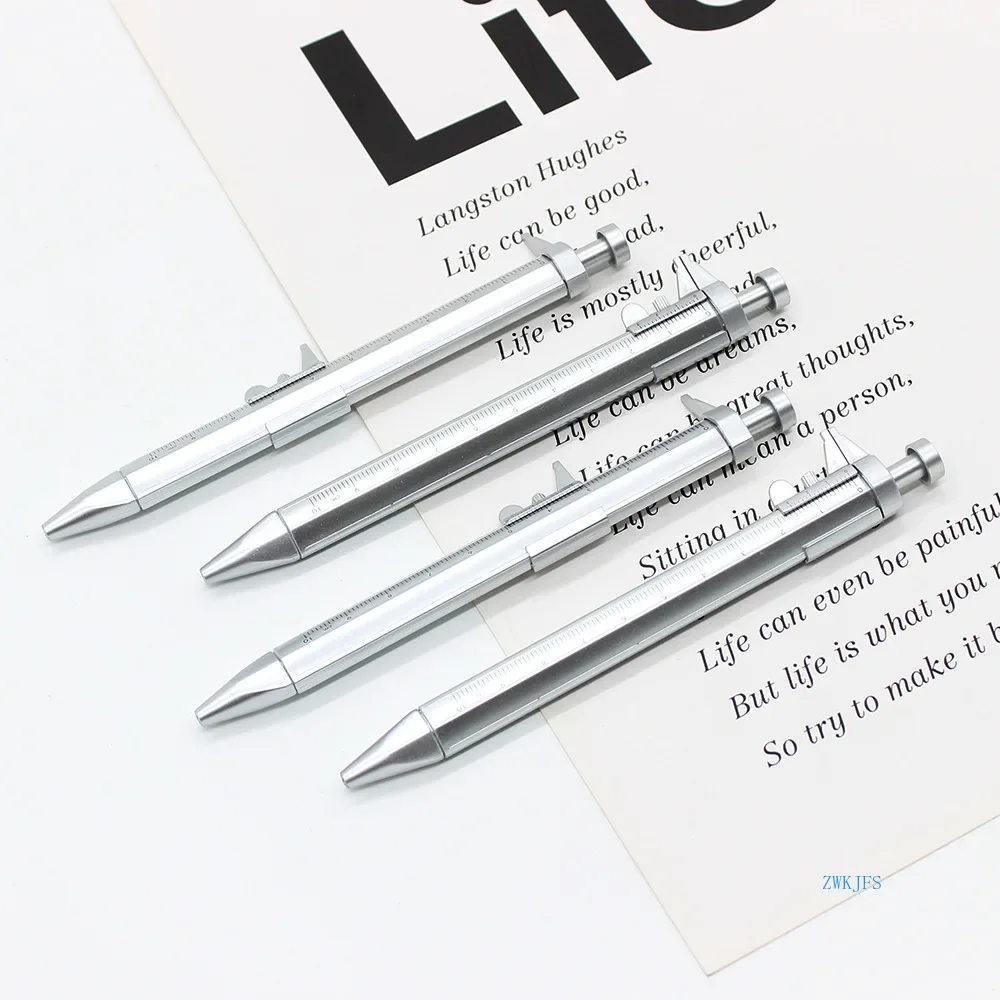 30pcs Creative stationery cursor caliper shape ballpoint pen oily black core blue core plastic silver caliper pen spot hair
30pcs Creative stationery cursor caliper shape ballpoint pen oily black core blue core plastic silver caliper pen spot hair