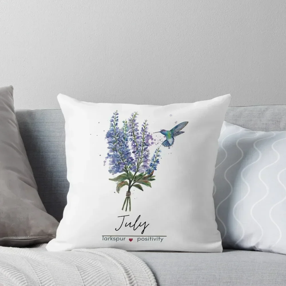 July Birth Flower - Larkspur Throw Pillow Cushions Home Decor Pillow Case Christmas pillow
July Birth Flower - Larkspur Throw Pillow Cushions Home Decor Pillow Case Christmas pillow