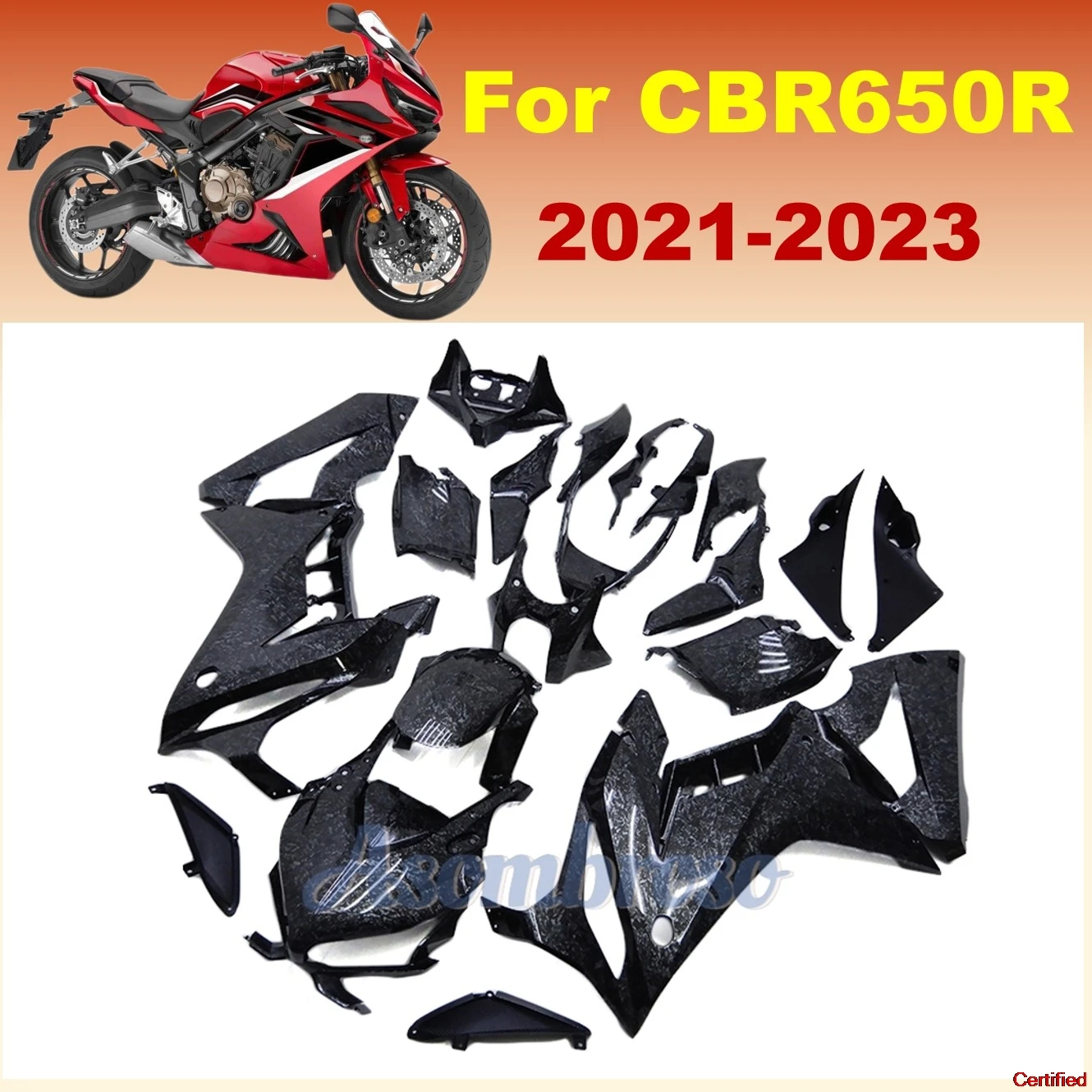 Carbon Fibre Fairing kit fit For CBR650R 2019 2020 2021 2022 2023 CBR650 ABS Panel Fairings Bodywork set
Carbon Fibre Fairing kit fit For CBR650R 2019 2020 2021 2022 2023 CBR650 ABS Panel Fairings Bodywork set