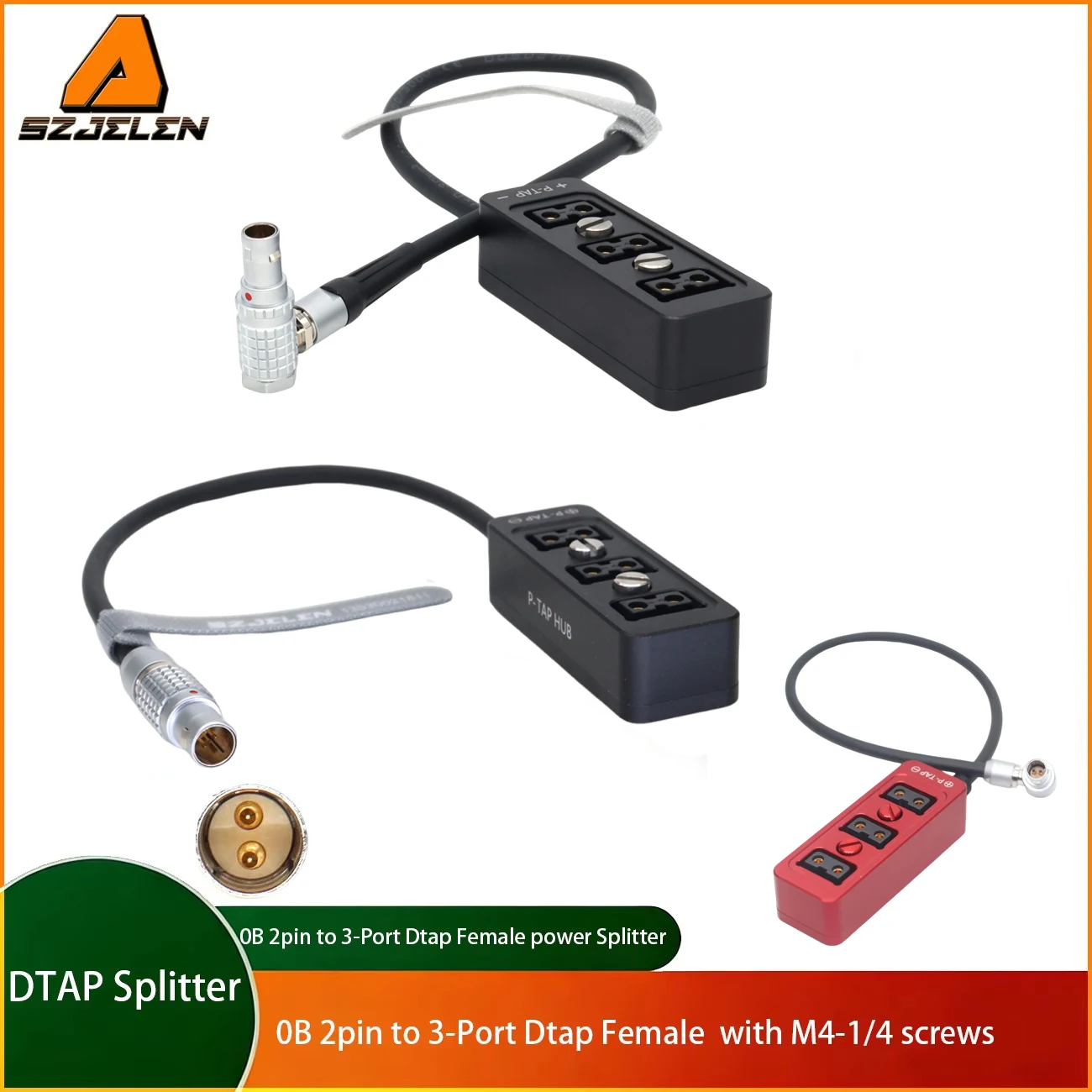 Hot Sale 0B 2pin 12V power to 3 D-tap Camera power DTAP three way splitter Metal case with 1/4‘’ screw for RED/SONY/ARRI AMIR
Hot Sale 0B 2pin 12V power to 3 D-tap Camera power DTAP three way splitter Metal case with 1/4‘’ screw for RED/SONY/ARRI AMIR