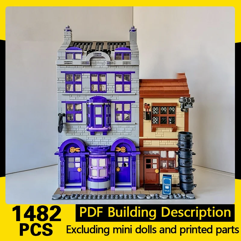 City Street View Model MOC Building Bricks Dual-Shop Build Modular Technology Gifts Holiday Assemble Children Toys Suit
City Street View Model MOC Building Bricks Dual-Shop Build Modular Technology Gifts Holiday Assemble Children Toys Suit