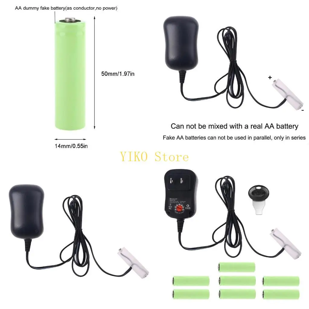 K32C Universal AA Battery US Power Supply Cable Replace 2AA to 8AA Battery for Radio Electric Toy Clock LED Strip
K32C Universal AA Battery US Power Supply Cable Replace 2AA to 8AA Battery for Radio Electric Toy Clock LED Strip