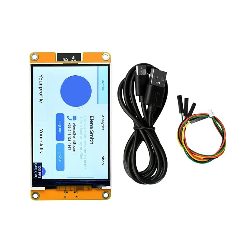 Плата разработки SQPP-ESP32 320X480 со встроенным ESP32-WROOM-32E и драйвером ST7796S, без сенсорного экрана
Плата разработки SQPP-ESP32 320X480 со встроенным ESP32-WROOM-32E и драйвером ST7796S, без сенсорного экрана