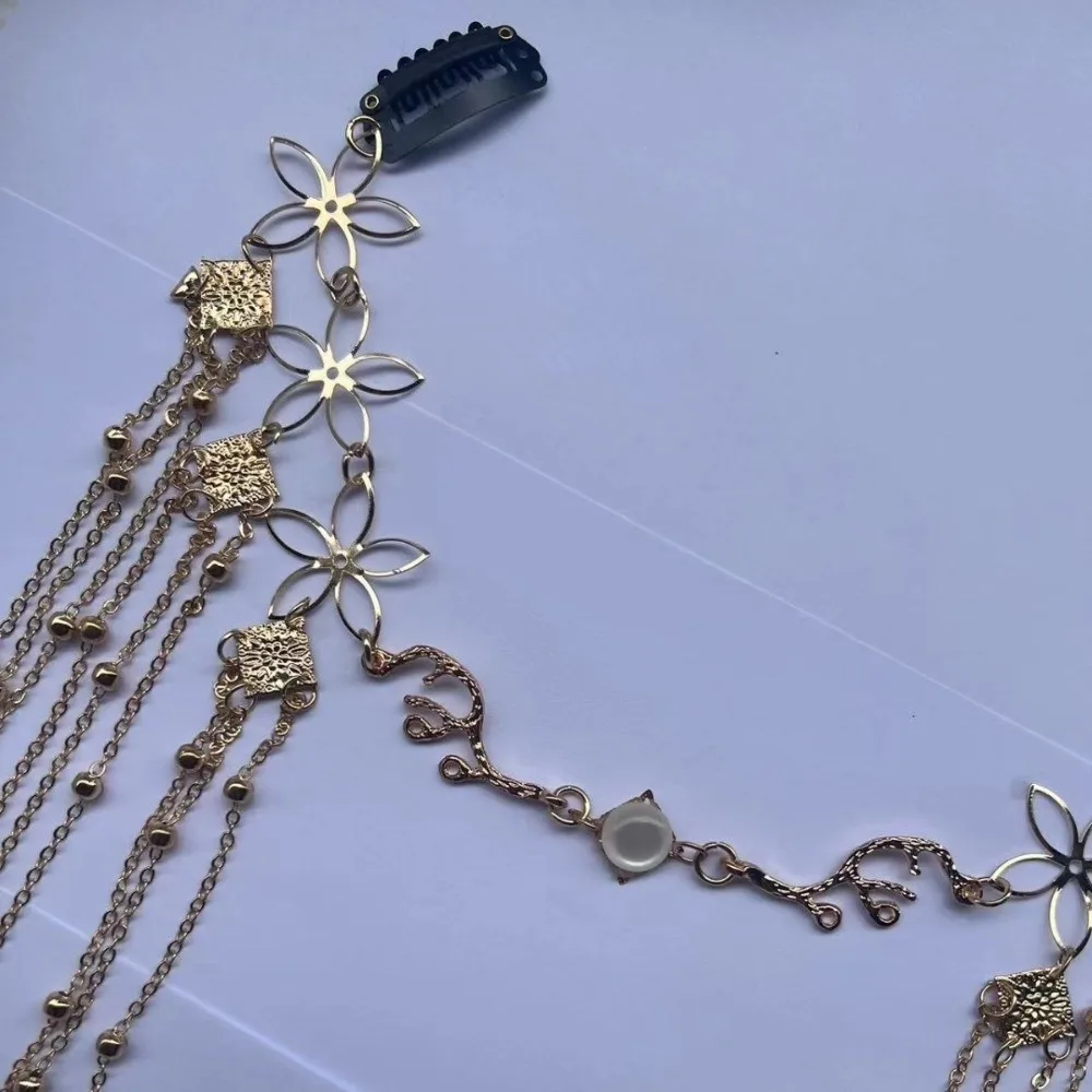 Shiny Rhinestone Head Chain Long Tassel Sparkling Chinese Style Headpiece Elegant Handmade Retro Hairpin Traditional Events
Shiny Rhinestone Head Chain Long Tassel Sparkling Chinese Style Headpiece Elegant Handmade Retro Hairpin Traditional Events