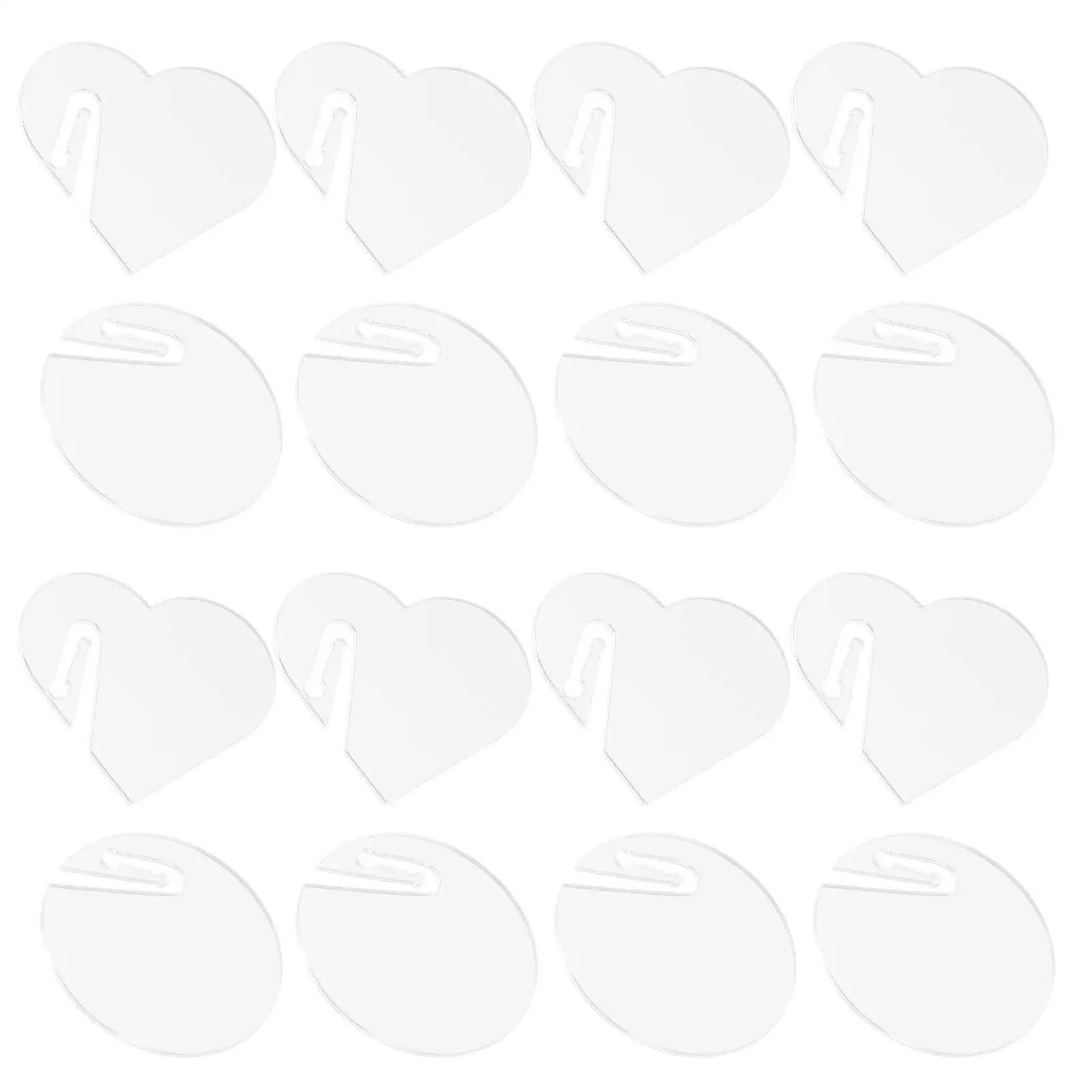 20pcs Acrylic Drink Tags Glass Markers Reusable Tiny Cup Markers Decorative Gathering Party Supplies Clear Round Heart
20pcs Acrylic Drink Tags Glass Markers Reusable Tiny Cup Markers Decorative Gathering Party Supplies Clear Round Heart