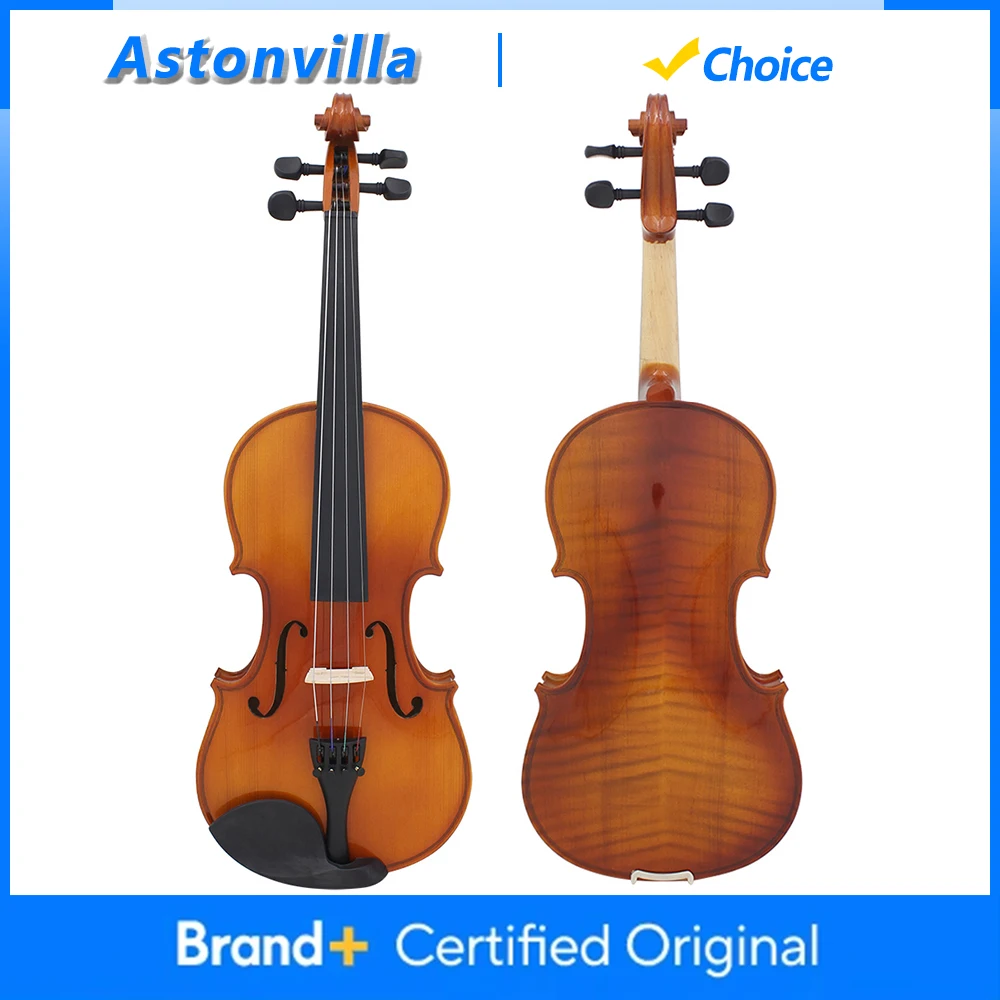 Astonvilla AV-03 Violin Full Size Acoustic Fiddle Spruce Panel Solid Wood Fiddle Stringed Instrument with Case Bow Accessoires
Astonvilla AV-03 Violin Full Size Acoustic Fiddle Spruce Panel Solid Wood Fiddle Stringed Instrument with Case Bow Accessoires