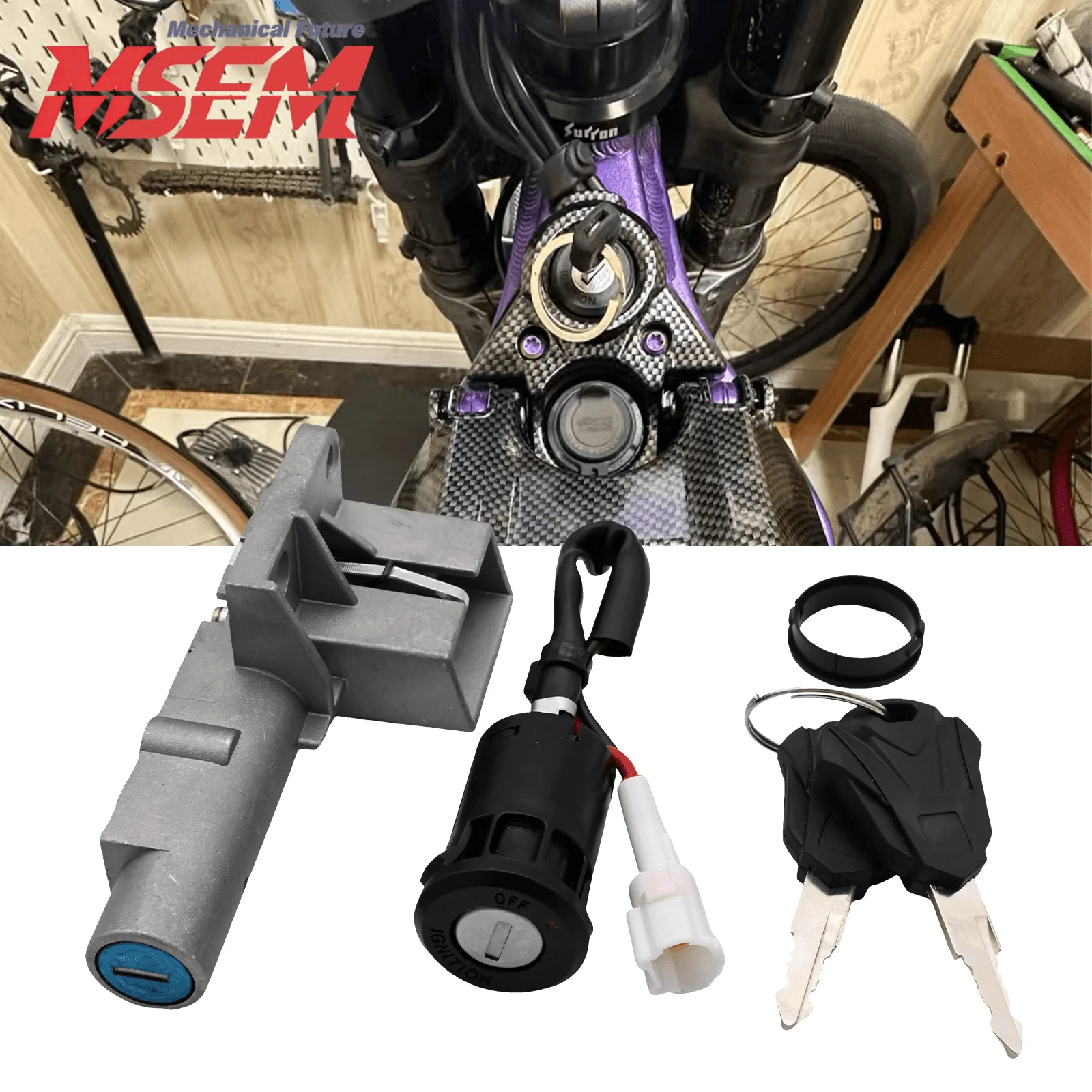 Battery Box Lock Ignition Switch Key Set For Sur-Ron Light Bee X S Segway X160 X260 Electric Dirt Bike Universal Accessories
Battery Box Lock Ignition Switch Key Set For Sur-Ron Light Bee X S Segway X160 X260 Electric Dirt Bike Universal Accessories