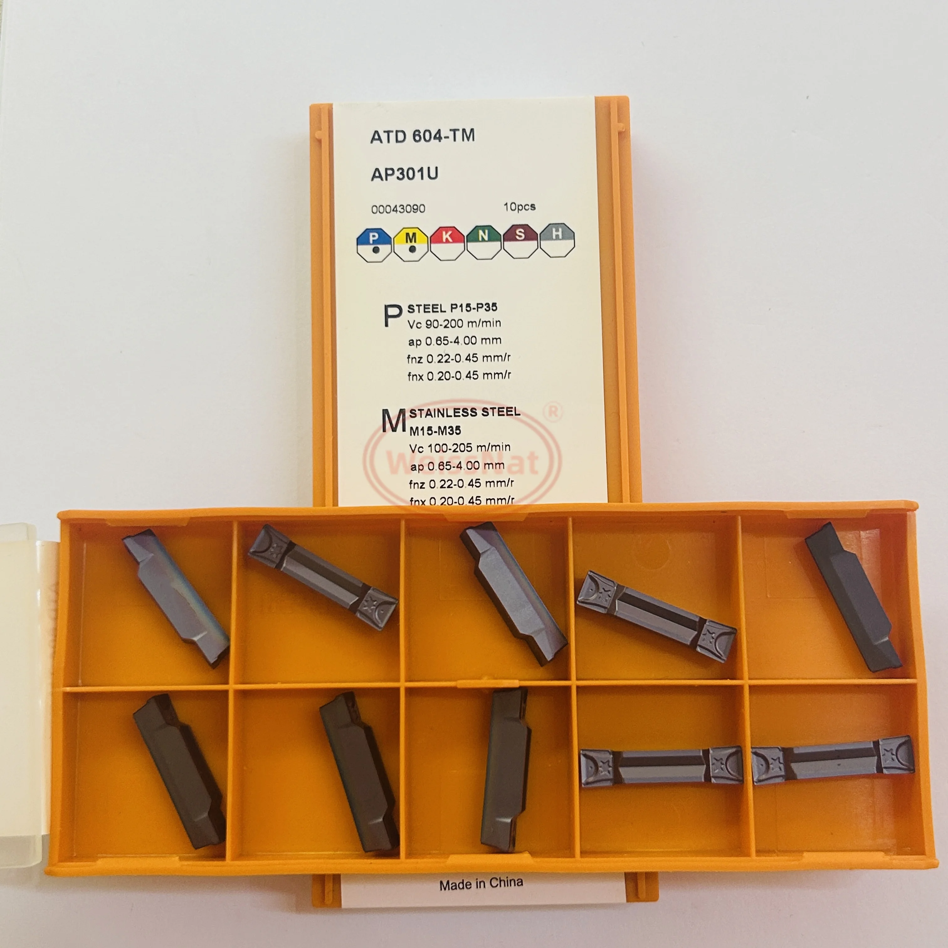 ATD304 ATD404 ATD812 ATD203 ATD504 ATD408 ATD604-TM TMR TS AP301U AP330M Carbide Insert ATD Grooving Insert
ATD304 ATD404 ATD812 ATD203 ATD504 ATD408 ATD604-TM TMR TS AP301U AP330M Carbide Insert ATD Grooving Insert