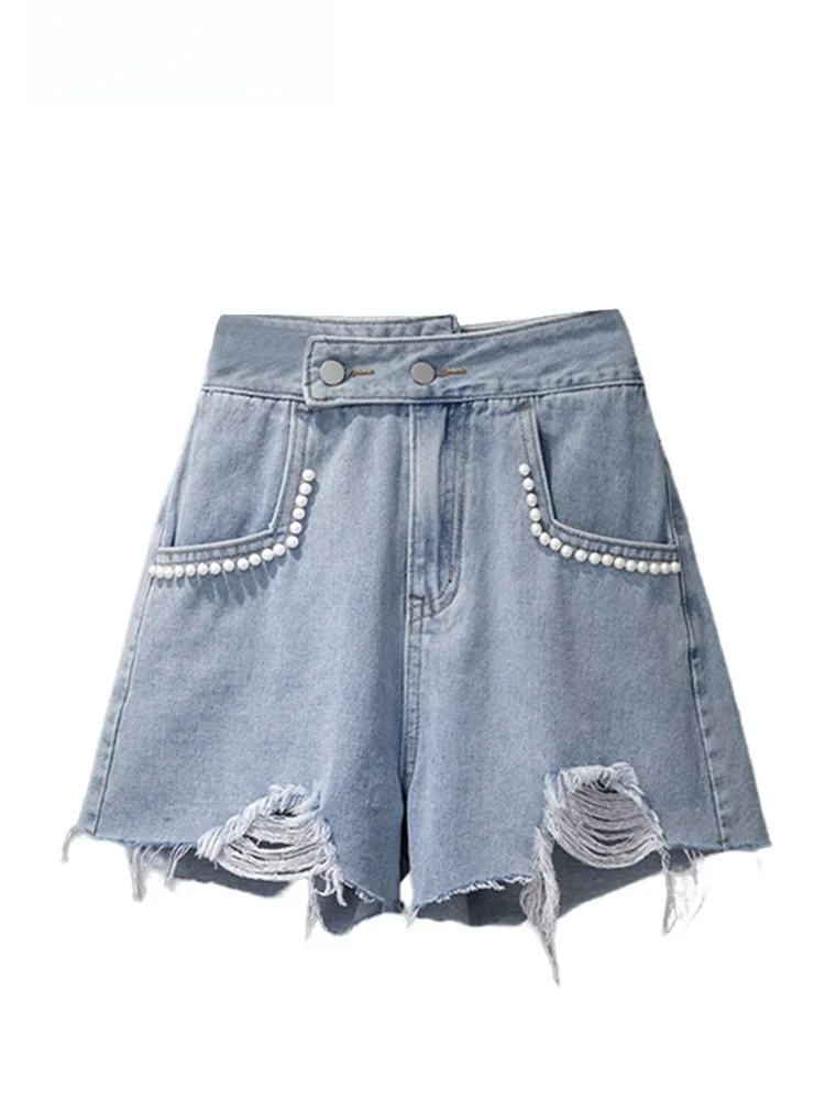 Широкие джинсы с высокой талией, большие размеры, женские летние модные клубные джинсы в Корейском стиле, повседневные удобные джинсовые орты больших размеров
Широкие джинсы с высокой талией, большие размеры, женские летние модные клубные джинсы в Корейском стиле, повседневные удобные джинсовые орты больших размеров