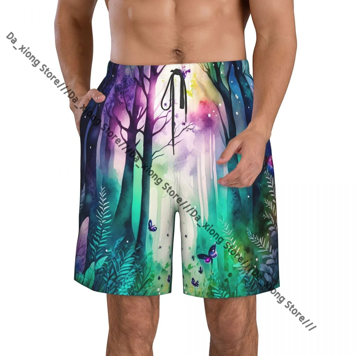 Mens Swimming Shorts Swimwear Magic Forest With Butterflies Trunks Swimsuit Beach Wear Boardshorts
Mens Swimming Shorts Swimwear Magic Forest With Butterflies Trunks Swimsuit Beach Wear Boardshorts