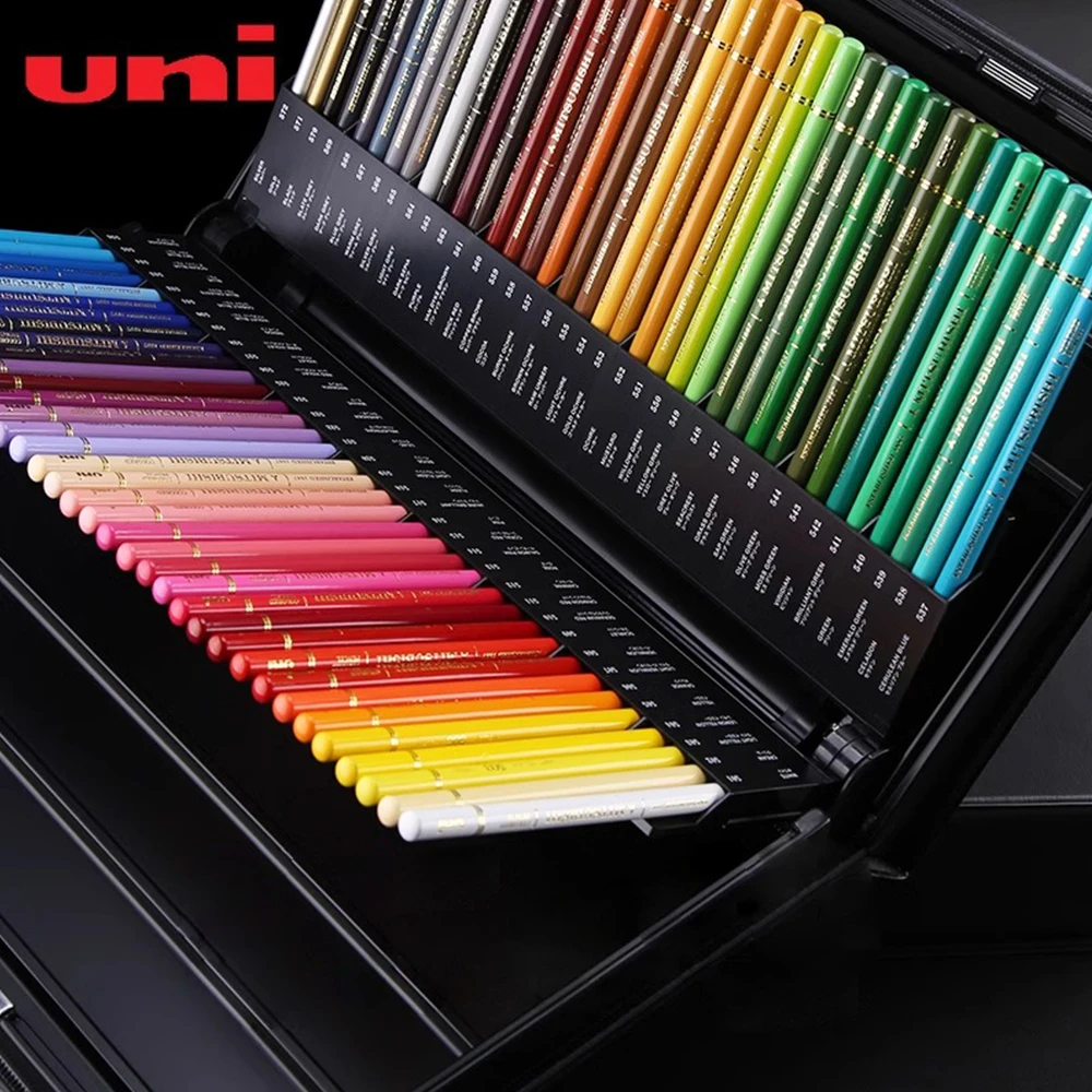 Japan UNI Oil Colored Pencils Set 880 Box Set 12/24/36/72 Professional Sketching Painting Adult Children's Drawing Art Supplies
Japan UNI Oil Colored Pencils Set 880 Box Set 12/24/36/72 Professional Sketching Painting Adult Children's Drawing Art Supplies