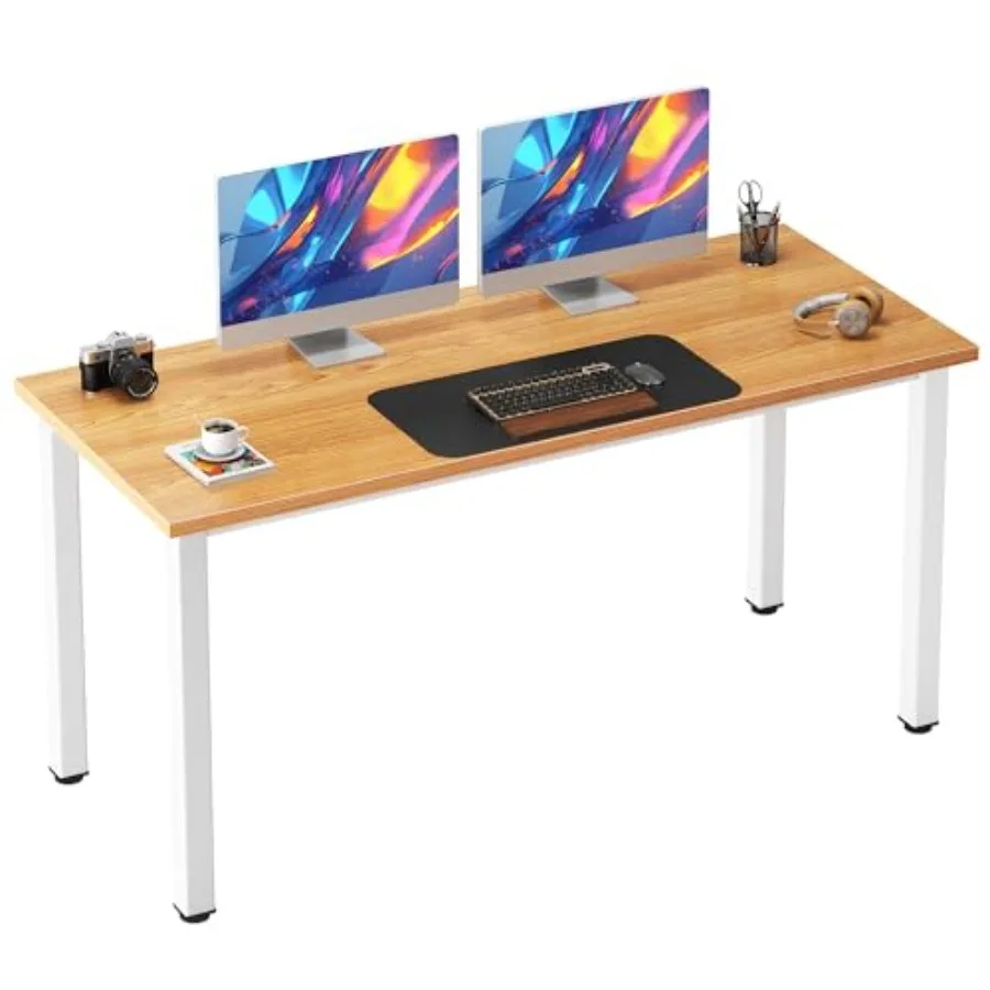 54.3 Inch Large Computer Desk Modern Simple Style Desk for Home Office Basic Writing Table for Study Student Teak White
54.3 Inch Large Computer Desk Modern Simple Style Desk for Home Office Basic Writing Table for Study Student Teak White