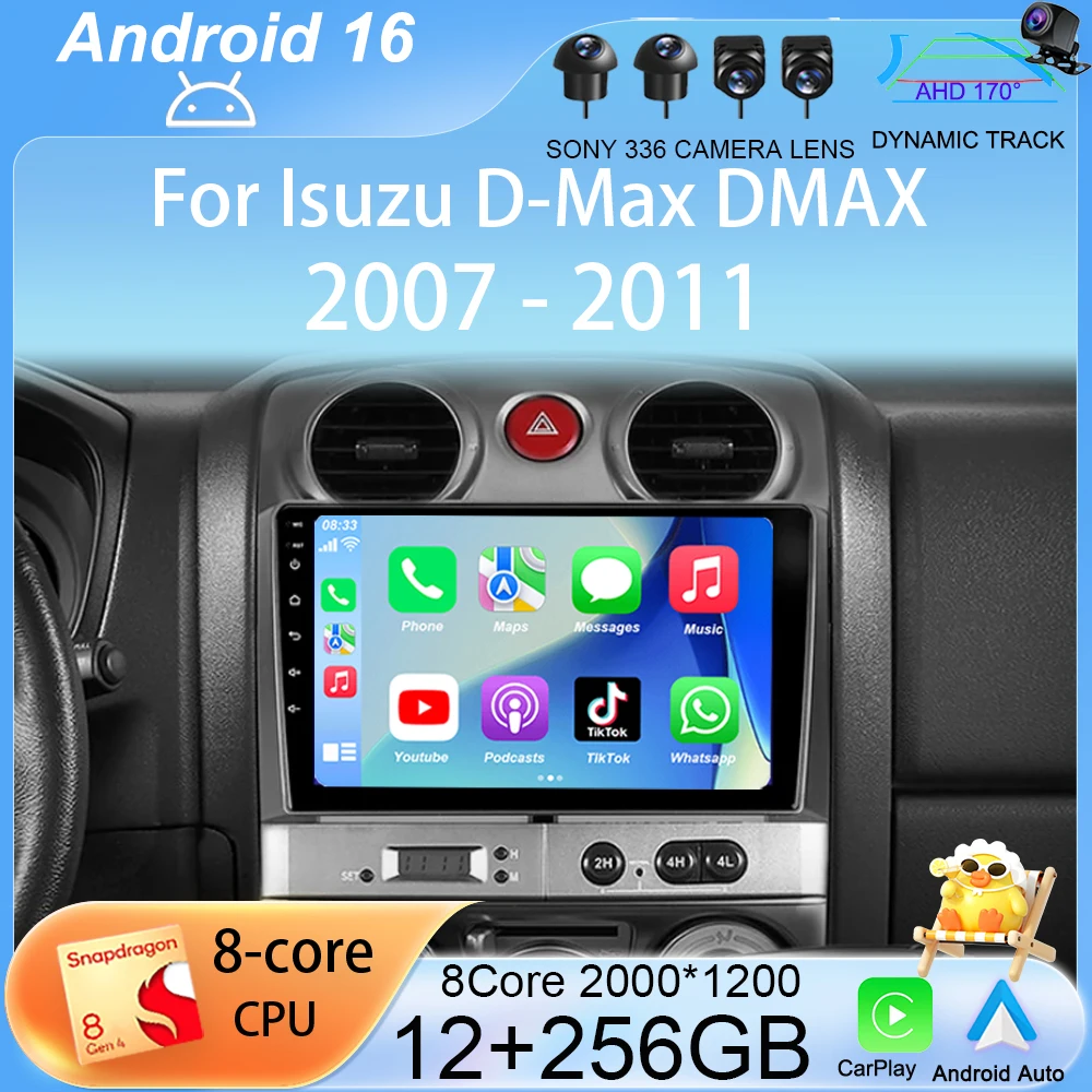 Carplay Auto Car Radio Android 16 For Isuzu D-Max DMAX 2007 2008 2009 2010 2011 GPS Navigation Multimedia Player 2Din DVD Stereo
Carplay Auto Car Radio Android 16 For Isuzu D-Max DMAX 2007 2008 2009 2010 2011 GPS Navigation Multimedia Player 2Din DVD Stereo