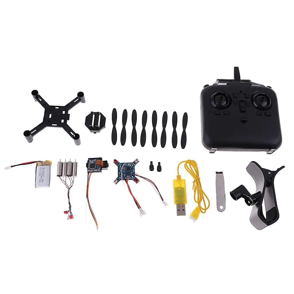 DIY Unassembled RC Drone Kit Mini FPV Quadcopter Remote Control Toy for Kids Gift Drone Accessories
DIY Unassembled RC Drone Kit Mini FPV Quadcopter Remote Control Toy for Kids Gift Drone Accessories