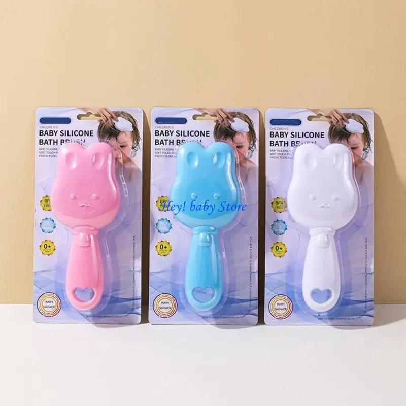 Q1FE Baby Bath Brush Cartoon Rabbit Pattern Silicone Hair Scrubber Soft Massage Bath Brush Scalp Massager for Toddler Infant
Q1FE Baby Bath Brush Cartoon Rabbit Pattern Silicone Hair Scrubber Soft Massage Bath Brush Scalp Massager for Toddler Infant