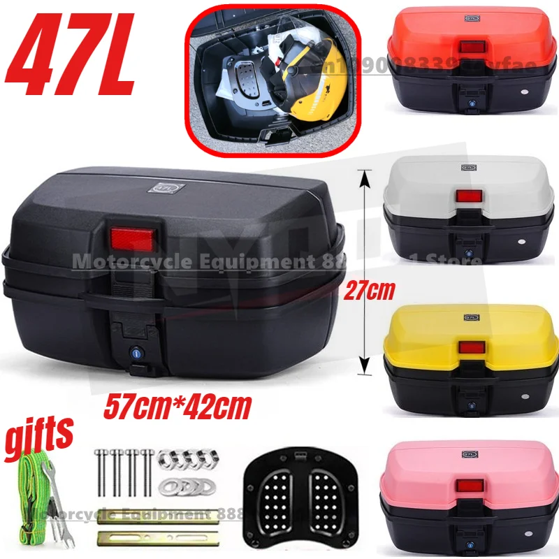 47L Motorcycle Trunk Large Capacity, Thickened, Extra Large Size Scooter Universal Toolbox Motorcycle Rear Trunk
47L Motorcycle Trunk Large Capacity, Thickened, Extra Large Size Scooter Universal Toolbox Motorcycle Rear Trunk