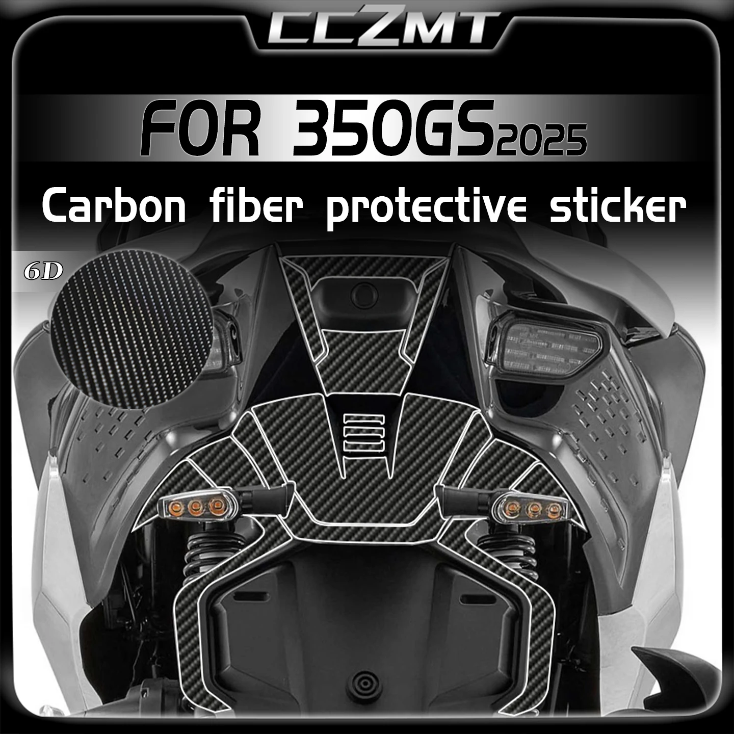 For QJMOTOR Hong 350GS 2025 6D Carbon Fiber Decorative Stickers Modified Fuel Tank Anti Scratch Protection Film Accessories
For QJMOTOR Hong 350GS 2025 6D Carbon Fiber Decorative Stickers Modified Fuel Tank Anti Scratch Protection Film Accessories