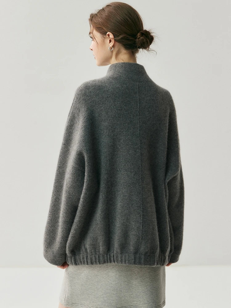 ADDONEE Heavyweight Women 100% Cashmere Sweater Autumn Winter Mock Neck Zipper Cardigan Coat High Quality Cashmere Knitwear Tops
ADDONEE Heavyweight Women 100% Cashmere Sweater Autumn Winter Mock Neck Zipper Cardigan Coat High Quality Cashmere Knitwear Tops