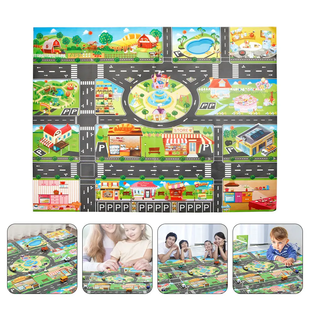 1Set Children Traffic Parking Scene Play Mat Featuring Realistic Road Signs Cars Educational Indoor Game for Physical Play
1Set Children Traffic Parking Scene Play Mat Featuring Realistic Road Signs Cars Educational Indoor Game for Physical Play