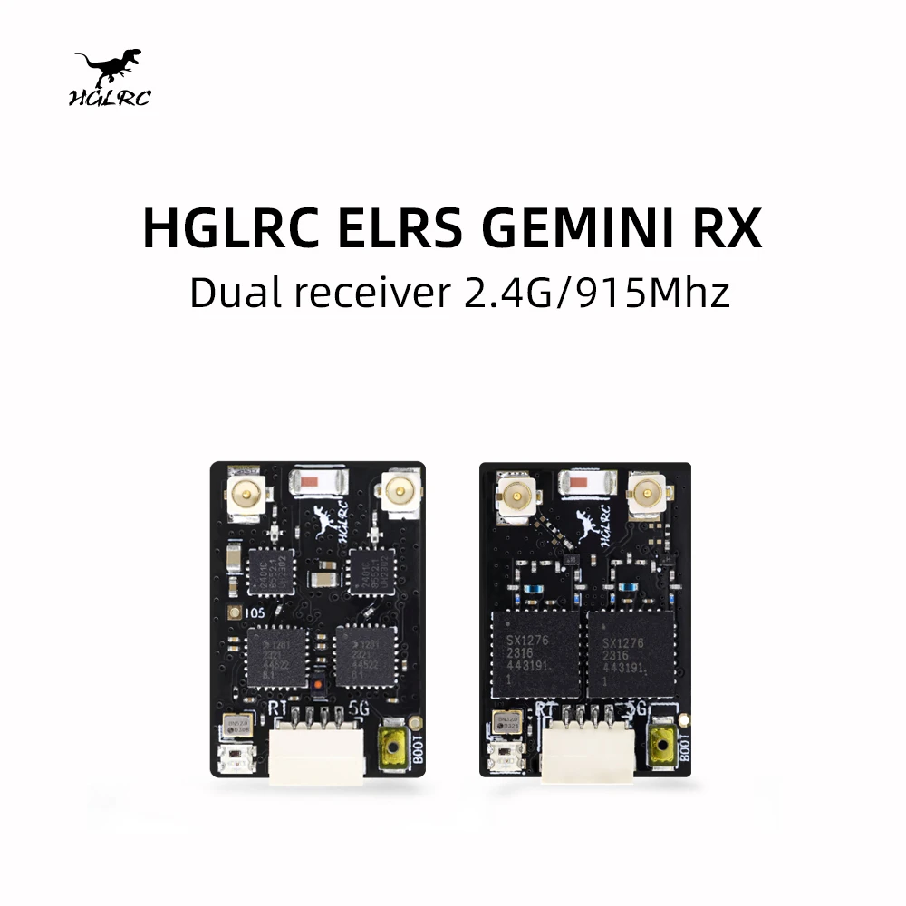 HGLRC ELRS GEMINI RX Dual Receiver 2.4G/915Mhz for RC Airplane FPV Long Range Drone
HGLRC ELRS GEMINI RX Dual Receiver 2.4G/915Mhz for RC Airplane FPV Long Range Drone