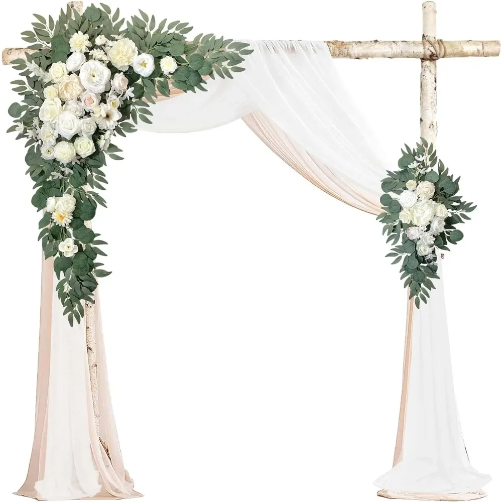 Wedding Arch Flowers with Drapes (Set of 5) Weddings Decor and Weddings Arch Draping Artificial Flower Arrangements Wedding
Wedding Arch Flowers with Drapes (Set of 5) Weddings Decor and Weddings Arch Draping Artificial Flower Arrangements Wedding
