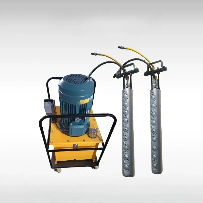 Hydraulic Rock Splitter Tunnel Splitting Machine Plunger Rock Splitting Rod Mine Static Stone Breaker Heavy Duty Industrial
Hydraulic Rock Splitter Tunnel Splitting Machine Plunger Rock Splitting Rod Mine Static Stone Breaker Heavy Duty Industrial